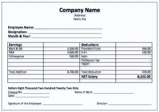 Salary slip of kerala government employees