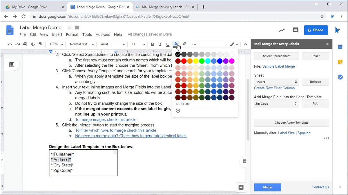 Using mail merge for labels office for mac