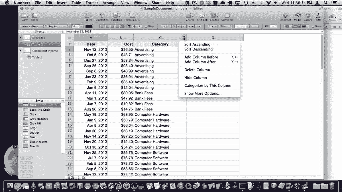 free-business-expneses-spreadsheet-with-categories-for