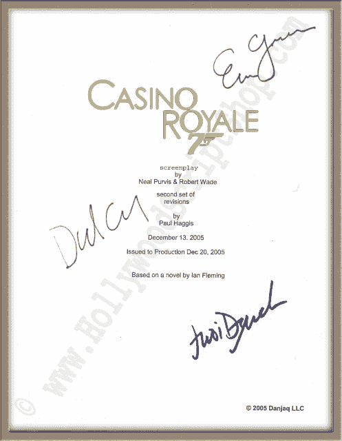 Firt draft casino royale script
