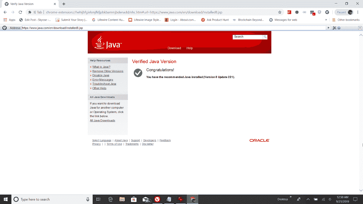 Java supported browsers for mac