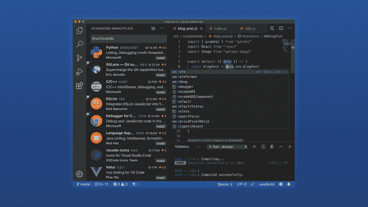 What is in visual studio code for mac