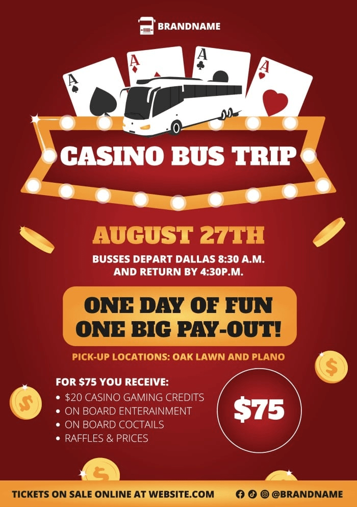 Soaring eagle casino bus trip