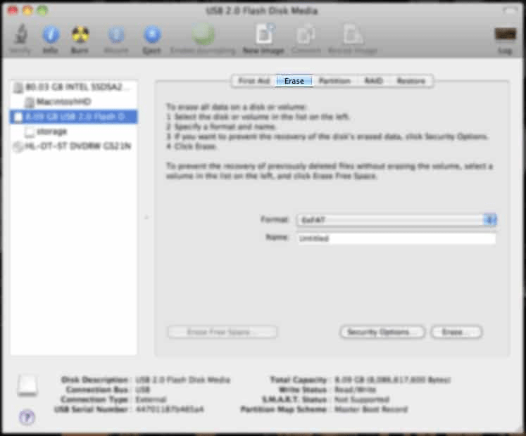 Erase an external hard drive on mac for windows