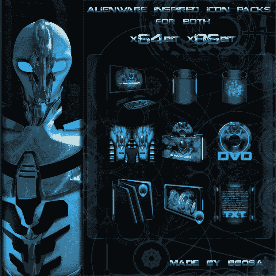 Windows 10 alienware icon pack free