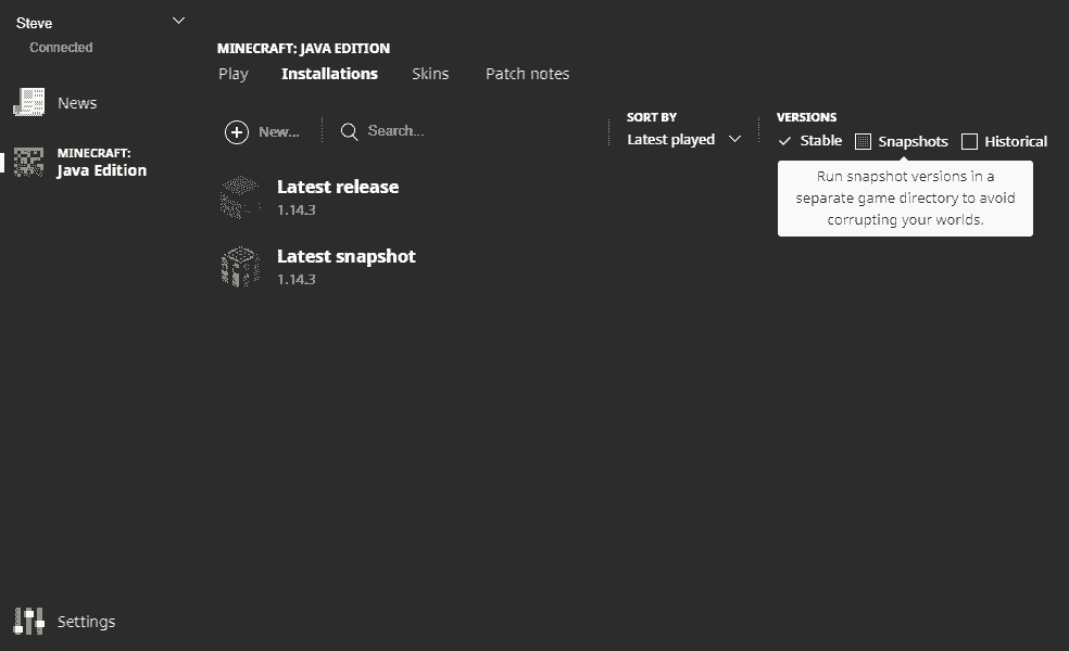 Java for minecraft on mac