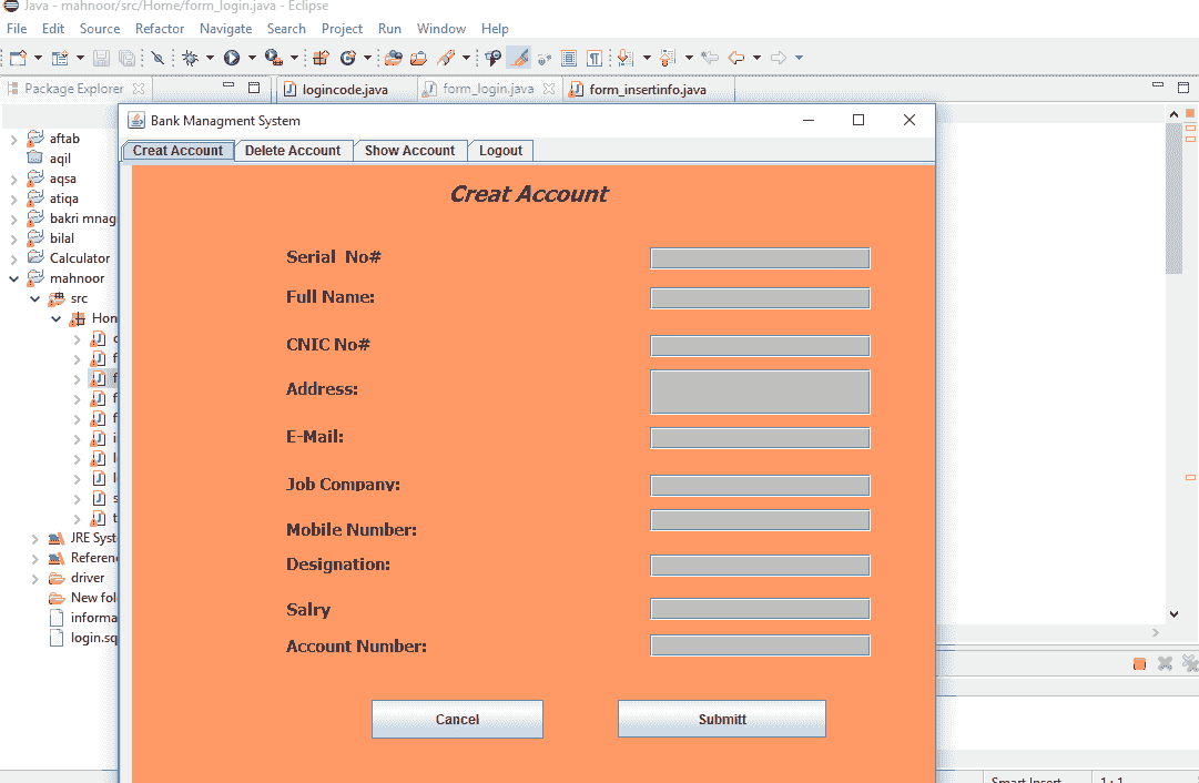 Blood bank management system java project