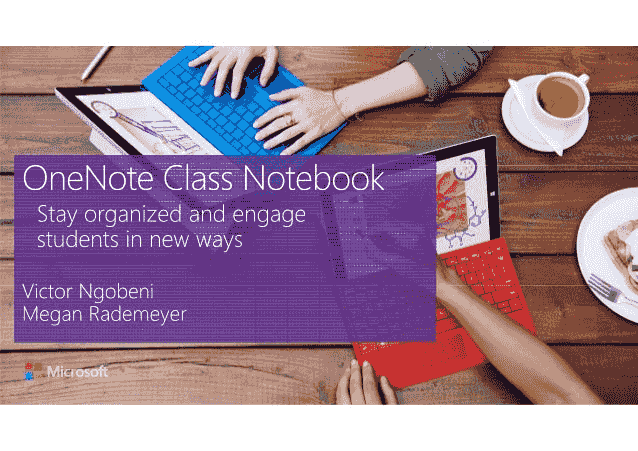 Examples of great onenote class notebooks