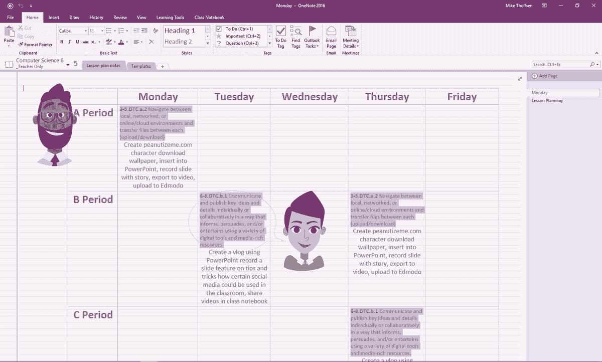 One Notebook Challenge Examples Examples of great onenote class notebooks
