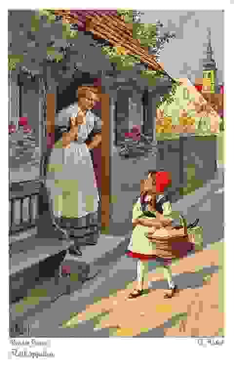 red-riding-hood-otto-kubel-picture-postcard-1
