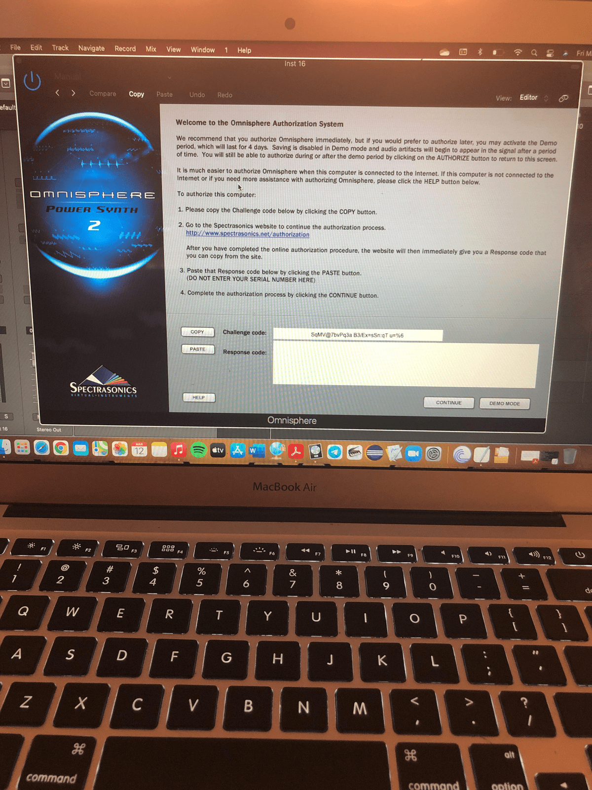 Omnisphere 2 challenge code