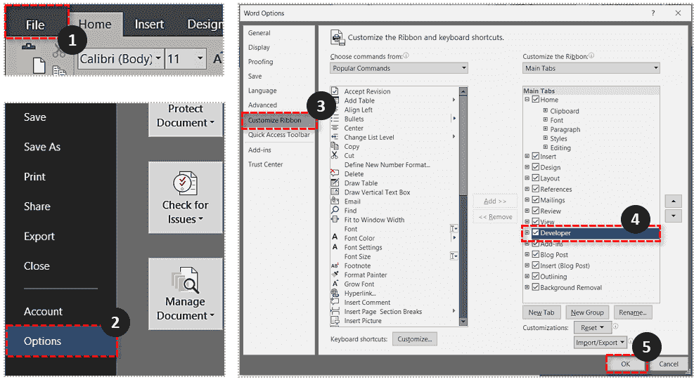 Set up word 2013 for mac