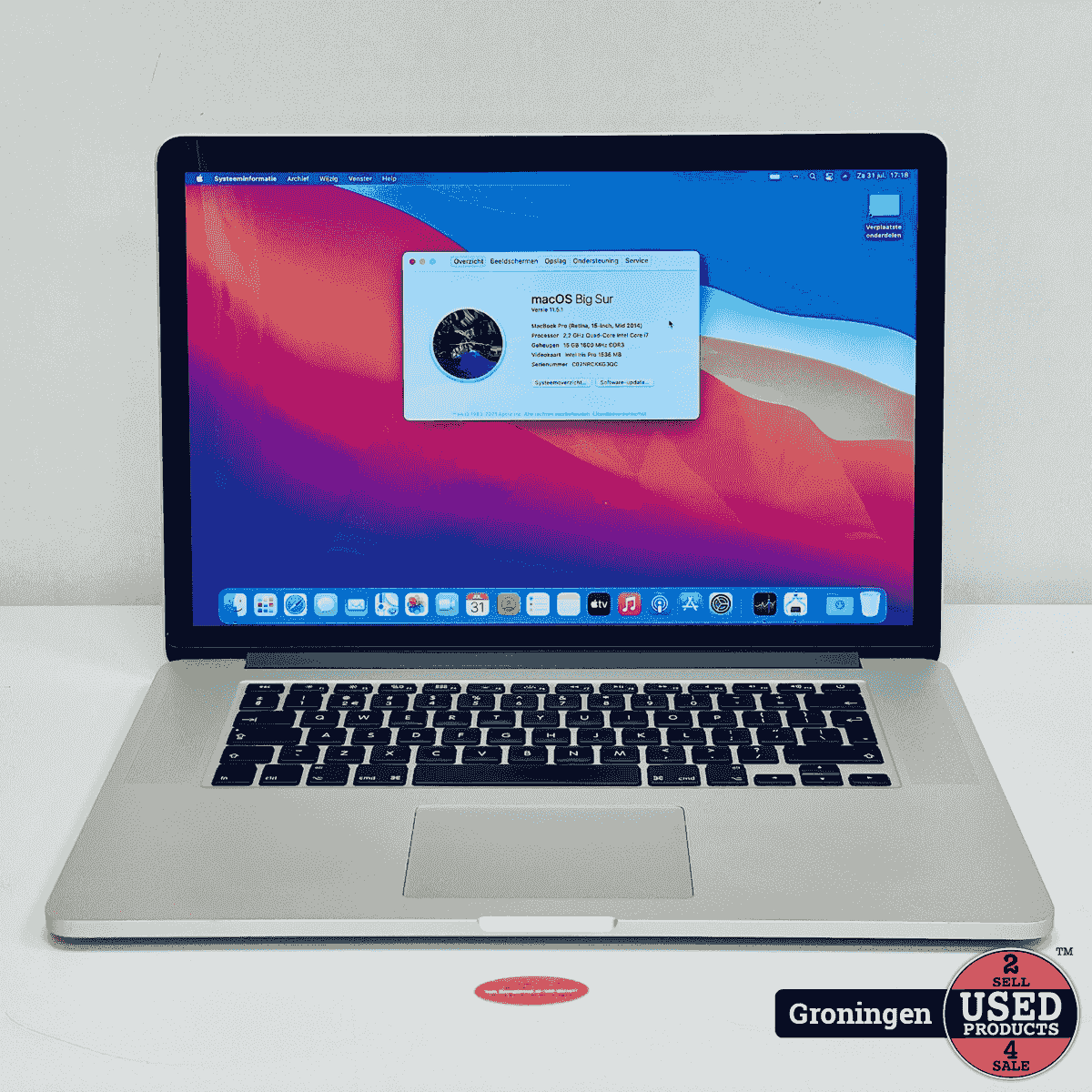 How much can i sell my mac book pro 15 inch for