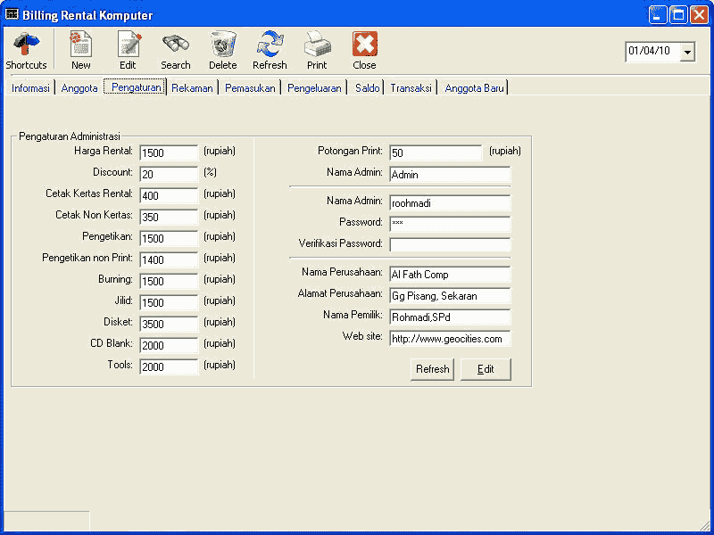 Program Kasir Visual Foxpro Contoh program dengan visual foxpro forum