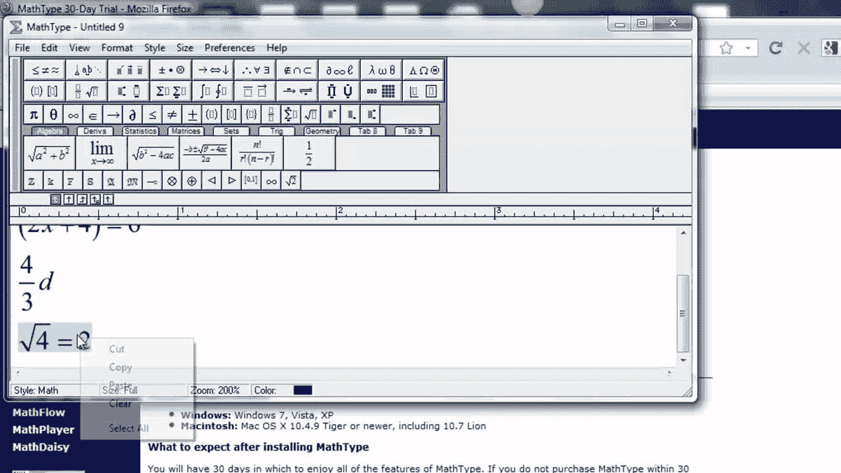 Mathtype 7.3.1 product key
