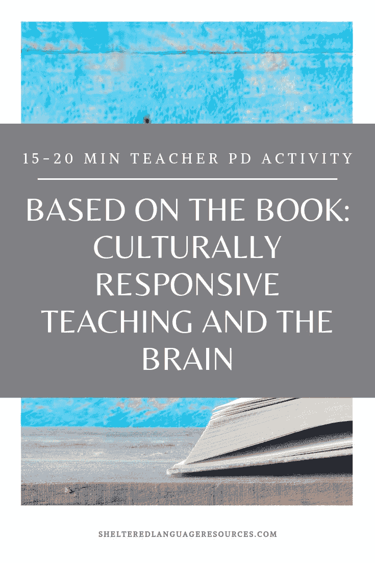 Culturally responsive teaching and the brain summary