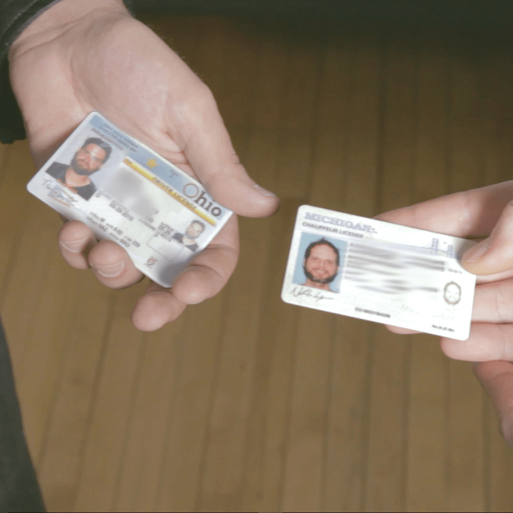 Ca Drivers License Hole Punched