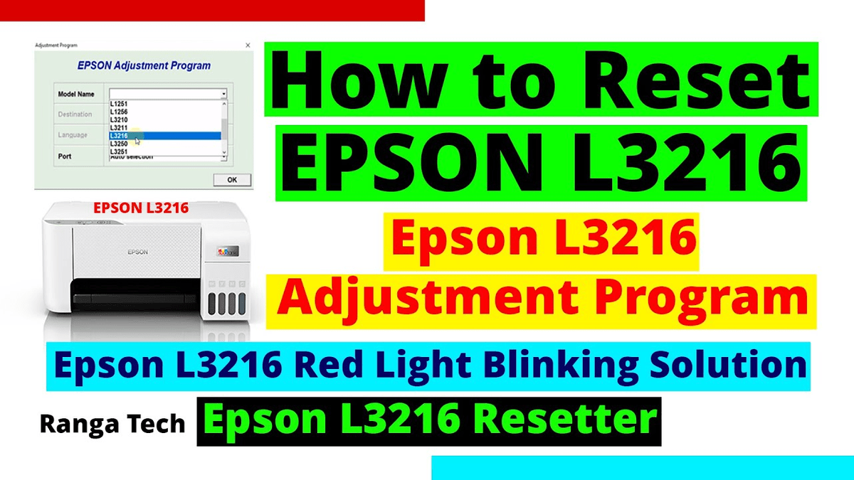 Epson l3150 resetter download