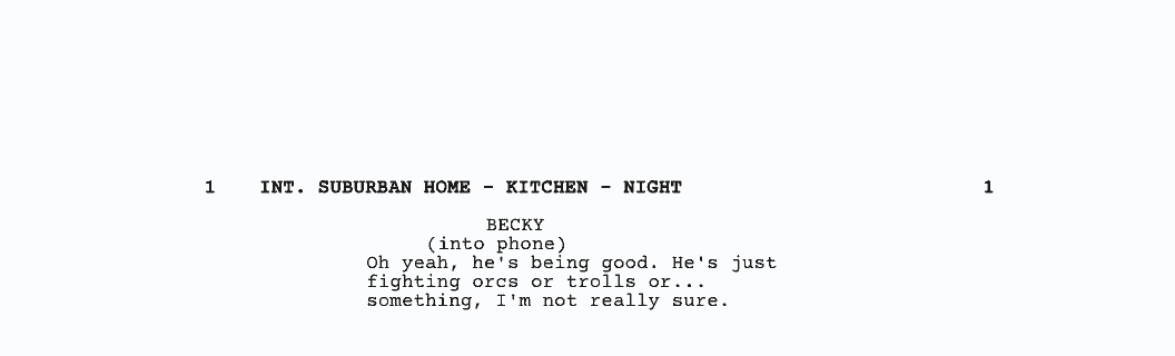 Script Line Examples For Boxing Film Movie script sample pdf