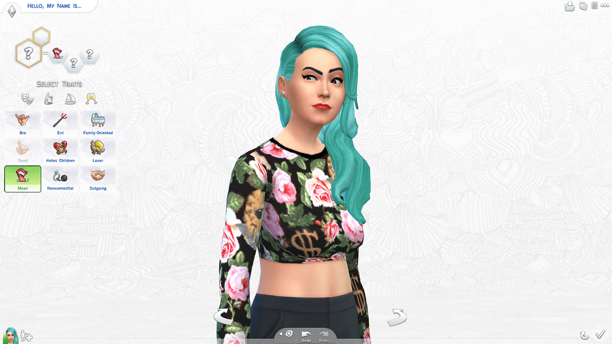 Sims 4 cas background color