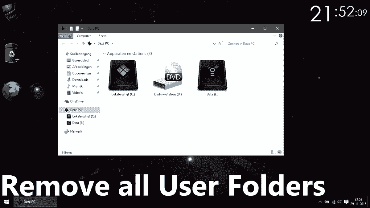 Windows 10 create new user folder