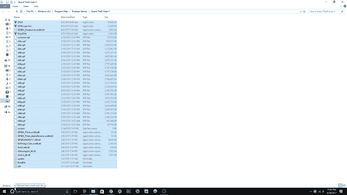 Original gta v files