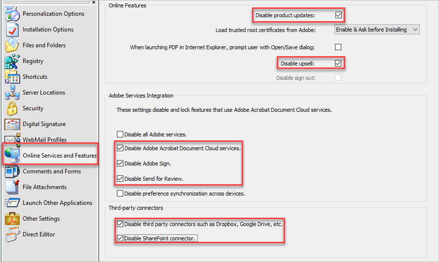 Adobe reader msi installer