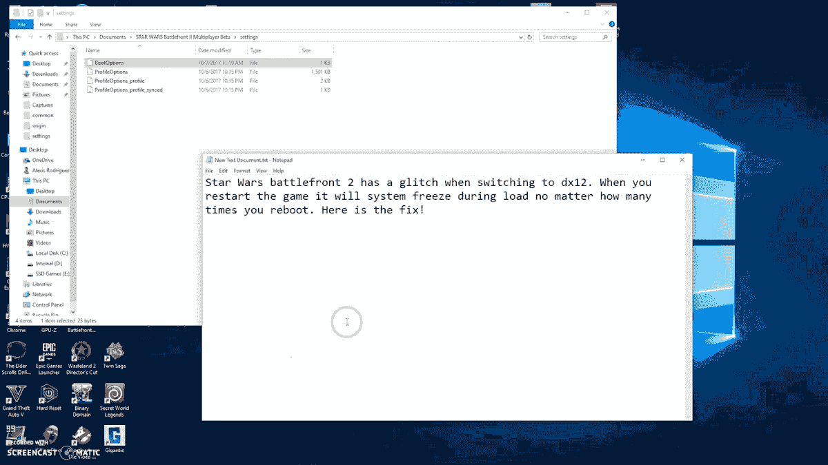 Star wars battlefront ii crashes windows 10