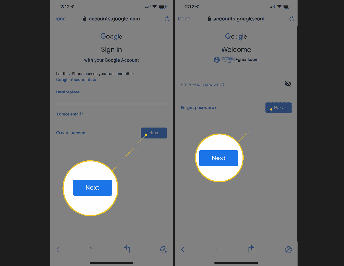 Gmail sign out iphone