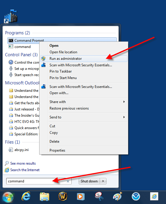 Windows 7 file structure