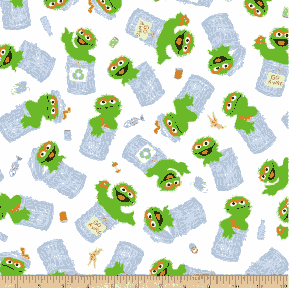 Oscar the grouch material