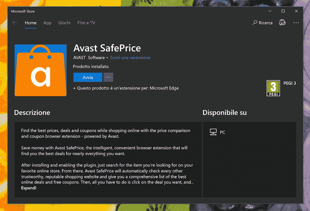 How to uninstall avast safeprice