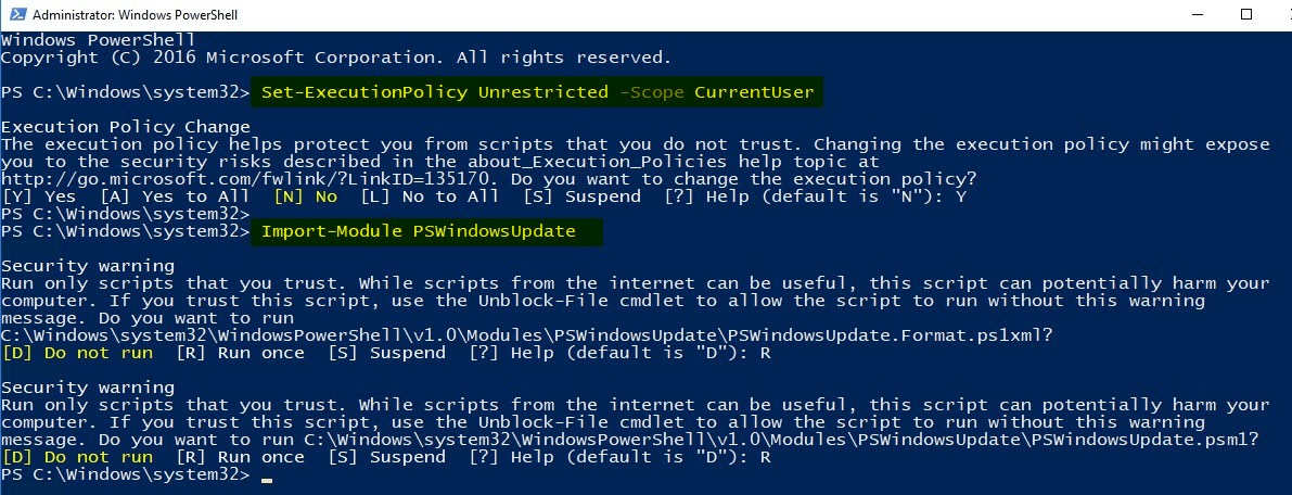 Powershell get windows version