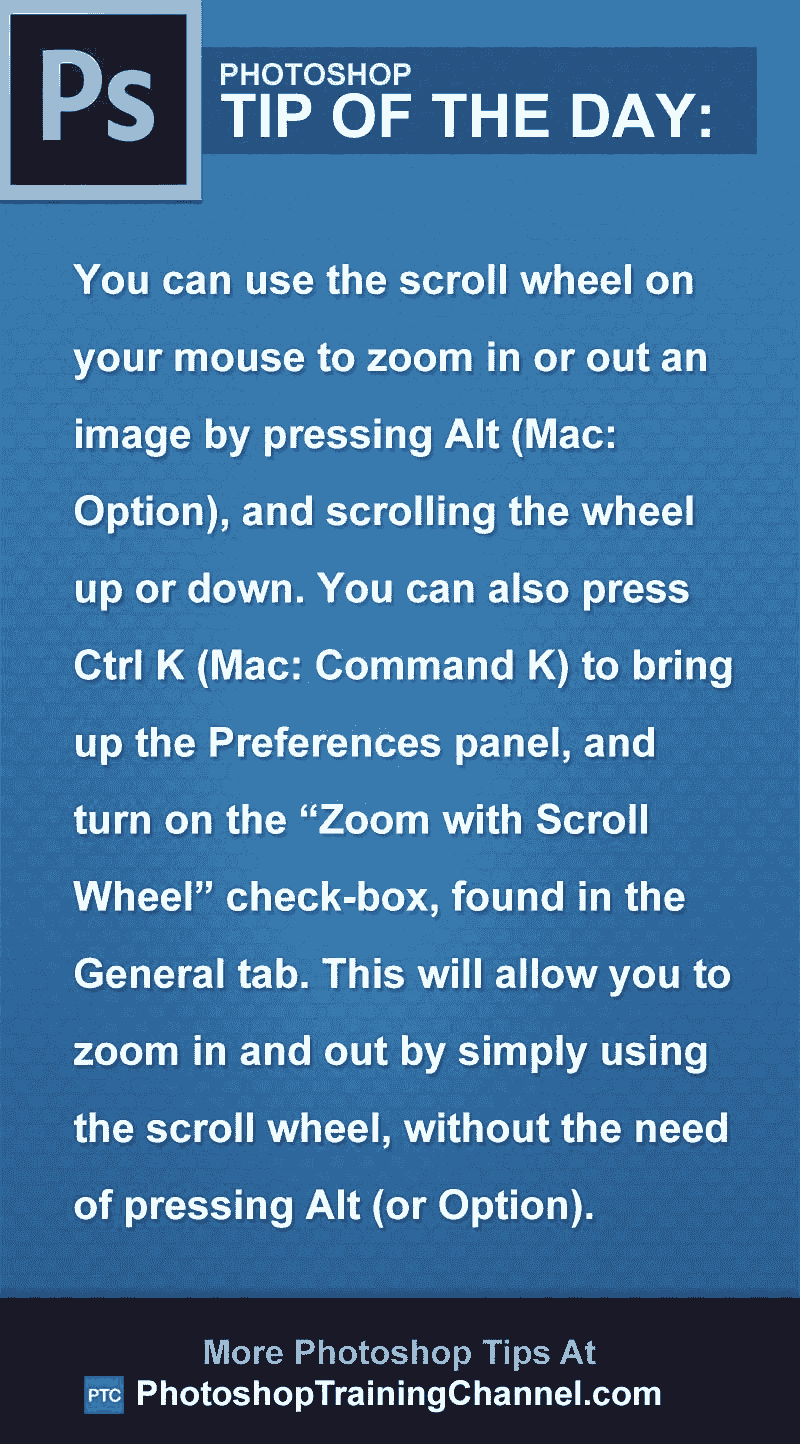 Mouse scroll zooms instead of scrolling