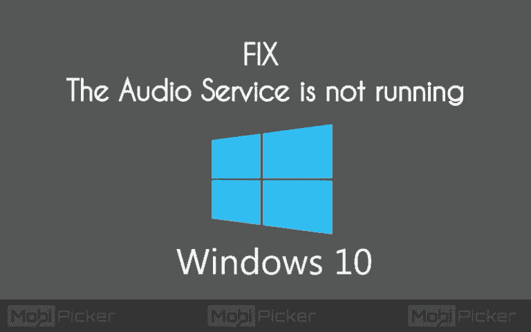Windows audio not running