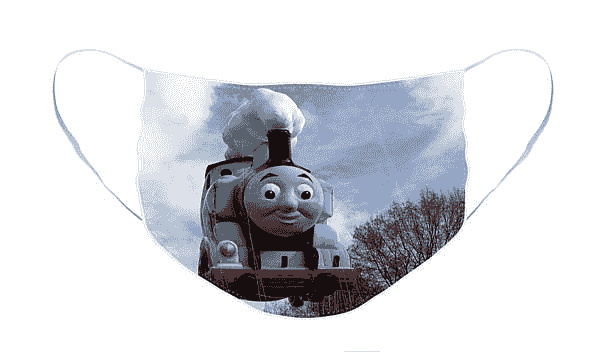 Thomas the tank engine mask