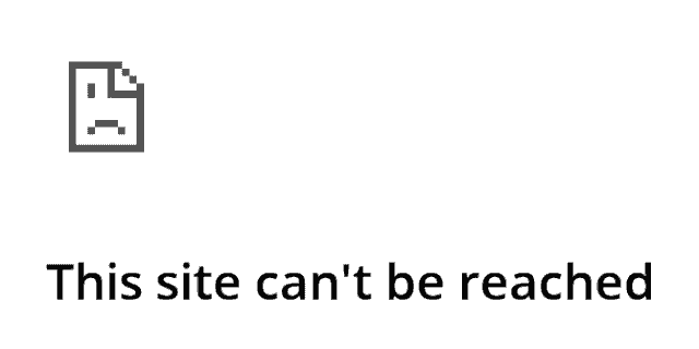 The site cannot be reached google chrome
