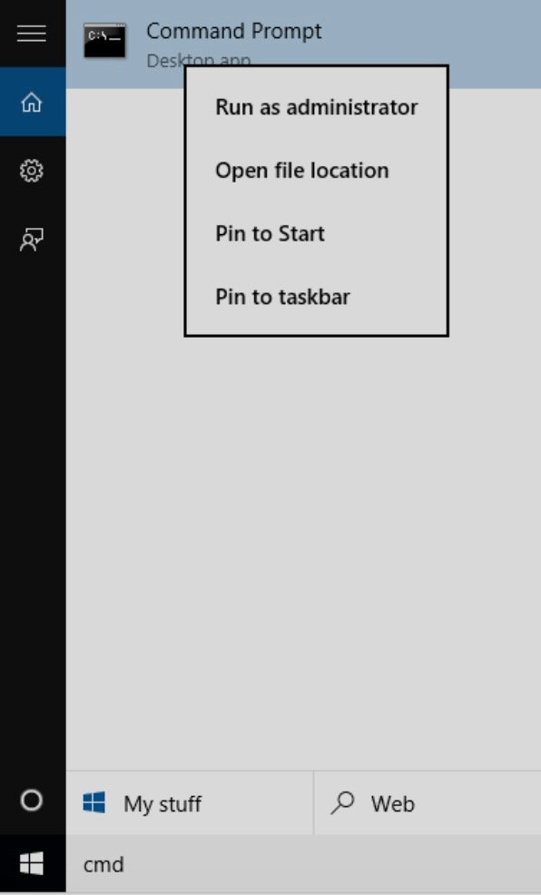 Control panel windows 10