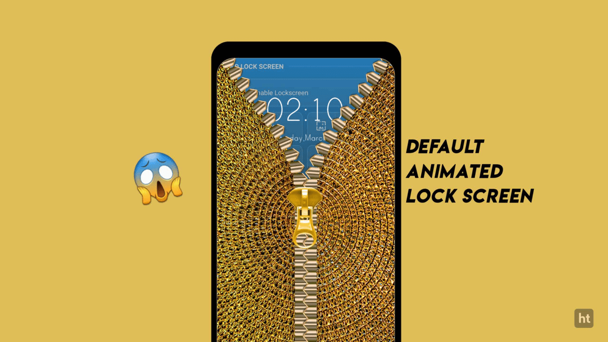 Photo lock screen app