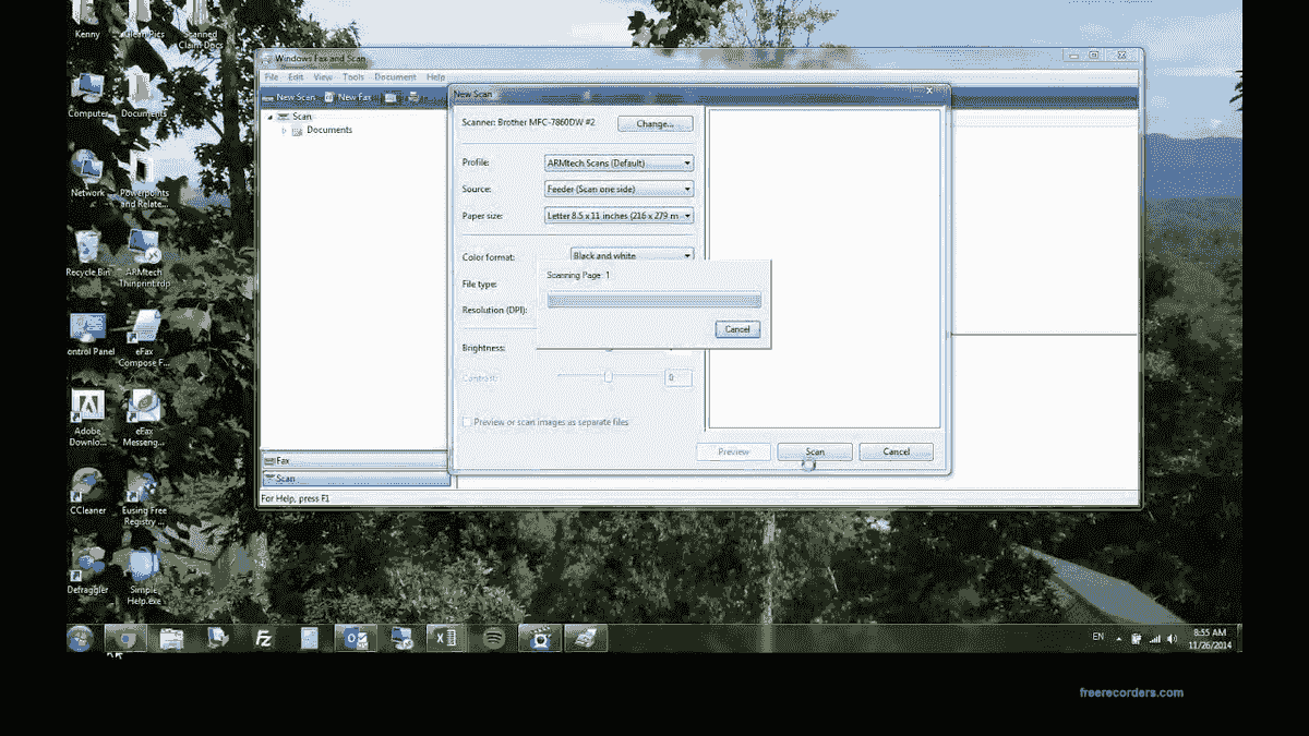 Windows fax and scan pdf multiple pages