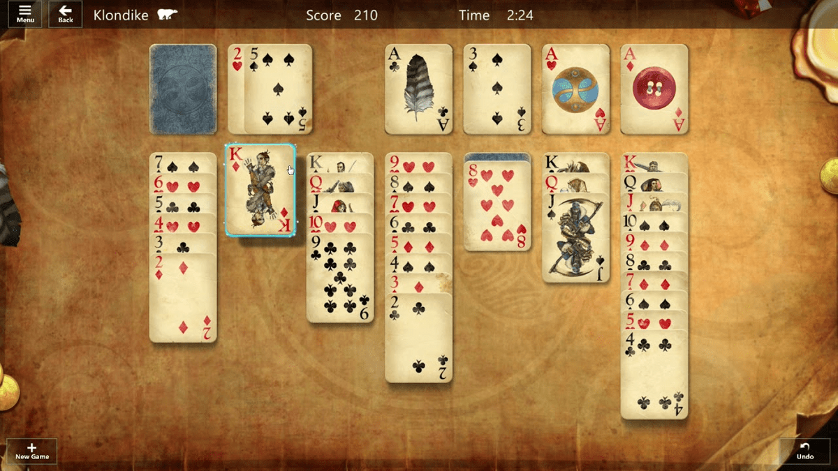 Solitaire classic klondike