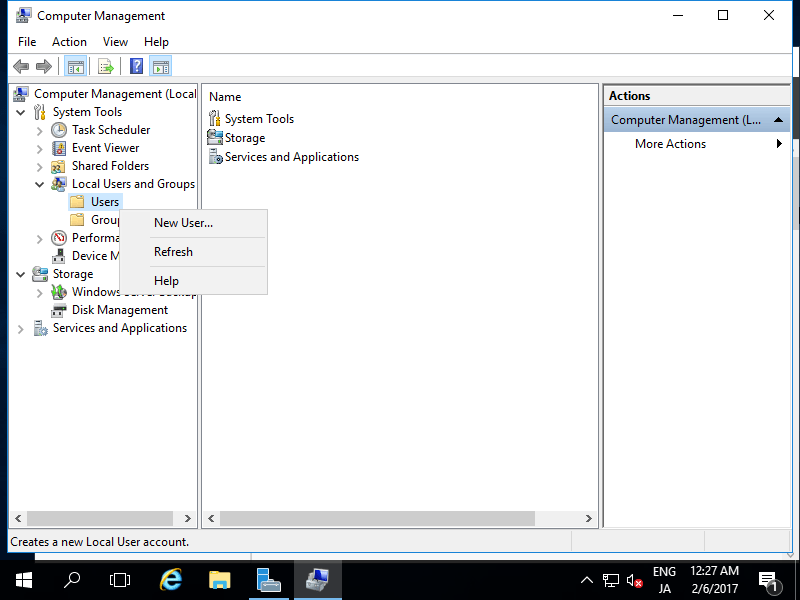 Powershell get local users