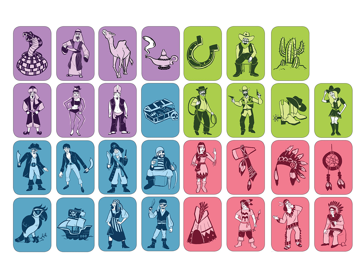 Big card memory game