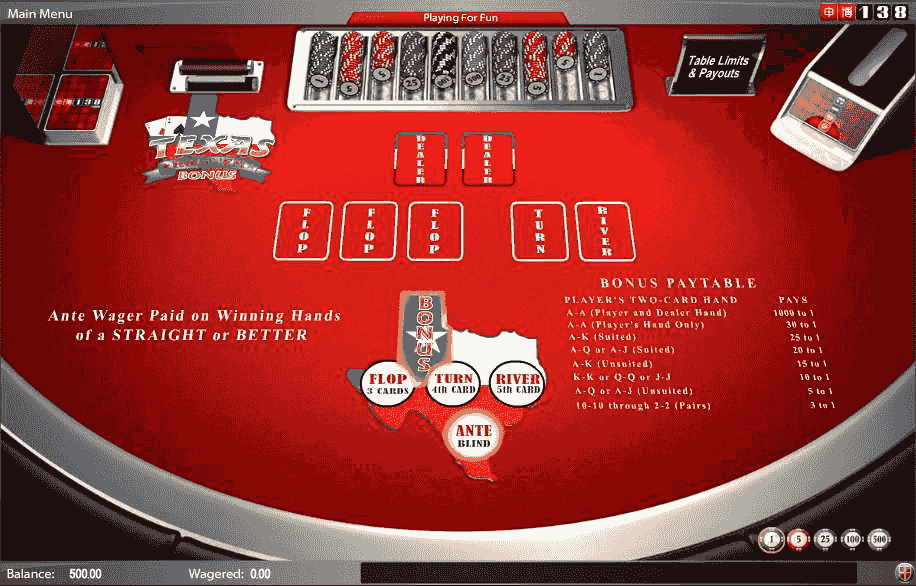 Texas holdem free online poker games