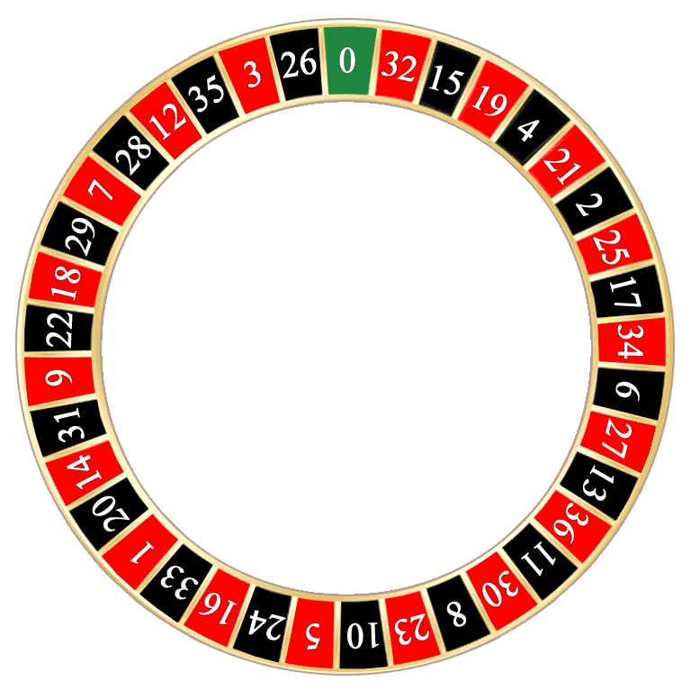 Simulate a European roulette wheel