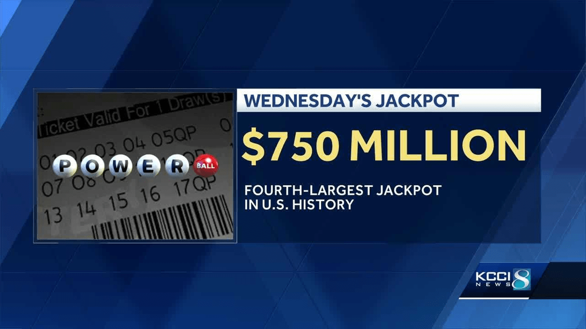 Current jackpot for the powerball