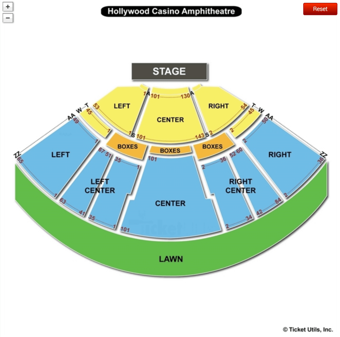 St louis hollywood casino amphitheater seating chart