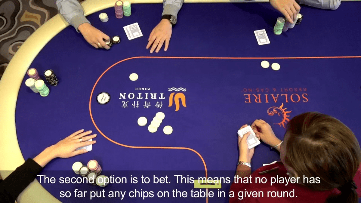 Poker what does 3 bet mean