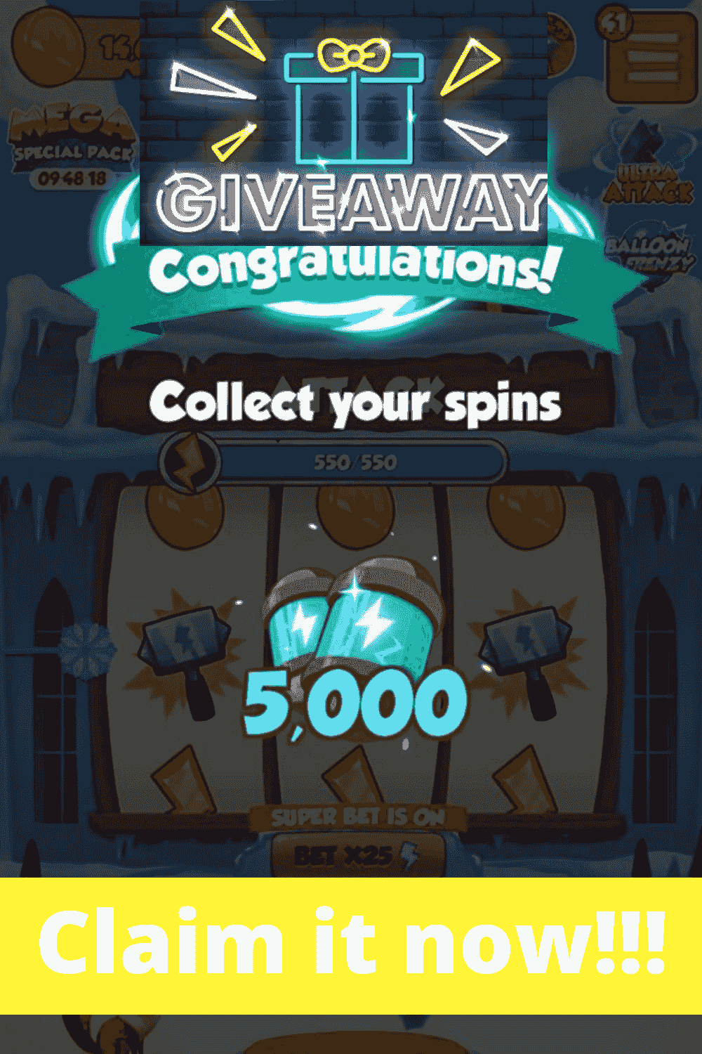 Coin master 400 spin link today haktuts