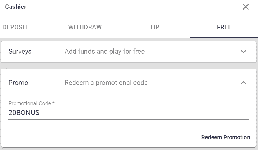 Roobet promo code october 2020